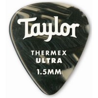 TAYLOR 80716 | Pack de 6 uñetas  Prem 351 Thermex Ultra Picks Blk Onyx 1.0mm
