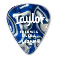 TAYLOR 80726 | Pack de 6 uñetas Prem 351 Thermex Ultra Picks Blue Swirl 1.0mm