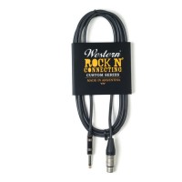 WESTERN CP60 | Cable de microfono de 6mt XLR H-PLUG 1/4 Fichas oriente