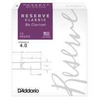 RICO DCT1040 | Caña Clásica para Clarinete 4,0 pack 10 unidades