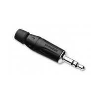 Amphenol KS3PB | Conector Plug Negro Stereo de Metal de 3.5mm