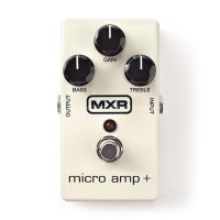 MXR M233 | Pedal de Efecto Booster con Control de Tono de 2 Bandas para Guitarra Eléctrica