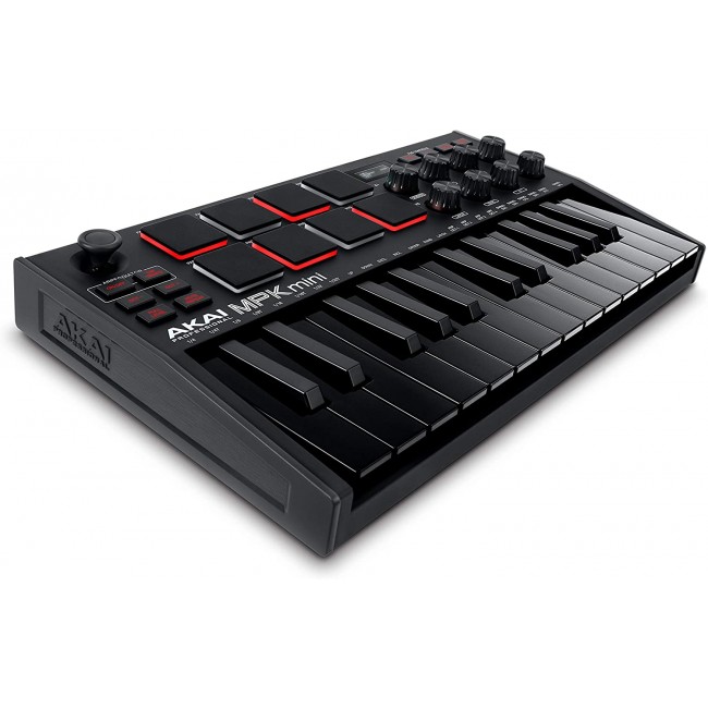Ebriche mini controlador MIDI, mini teclado USB portátil de 25
