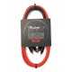 WESTERN RCAX2O30 | 2 rca a 2 rca cable silent mono 5mm 3 metros malla orange