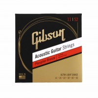 GIBSON SAG-PB11 | Cuerdas de Guitarra Acústica Bronce Fosforado Calibres 11-52