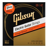 GIBSON SEG-HVR9 | Cuerdas para Guitarra Eléctrica Vintage Reissue Calibres 09-42 