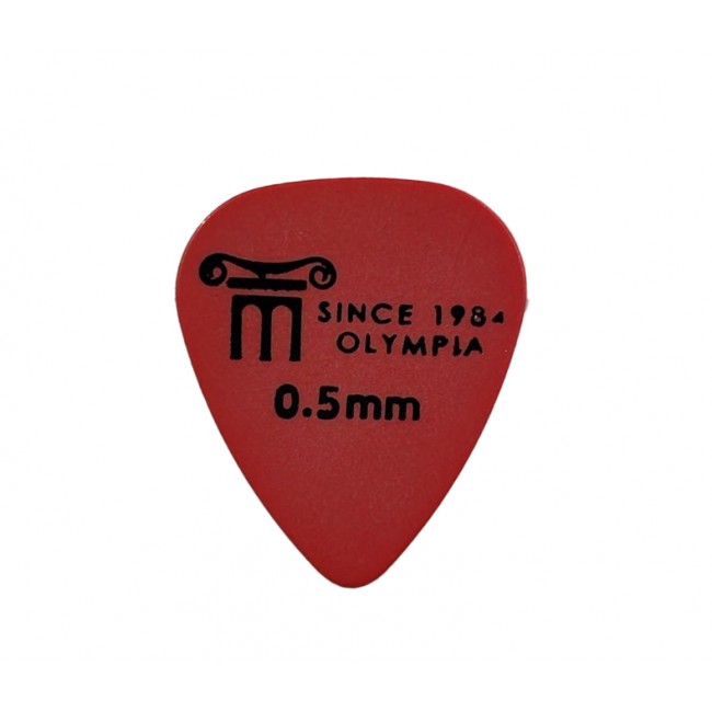 OLYMPIA  TTR050 | Púa Uñetas  Tortex Teardrop 0.50mm Red