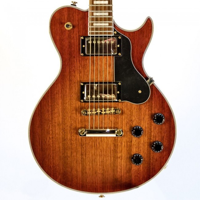 GREG BENNETT AV-7-OS | Guitarra Eléctrica Les Paul color Orange Sparkle
