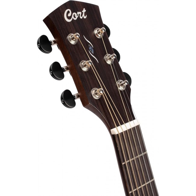 CORT CORE-OC-ABW-OPLB | Guitarra Acústica Cuerpo Cutaway OM Blackwood