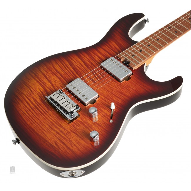 CORT G290FAT-II-AVB | Guitarra eléctrica con diapasón de arce tostado Violín Burst Antiguo