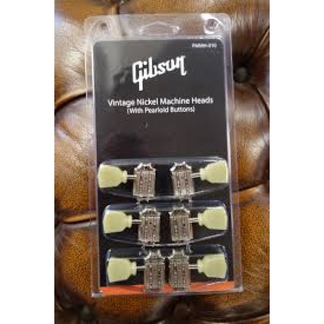 GIBSON PMMH-010 | Clavijas para Guitarra Vintage Niquel 3+3