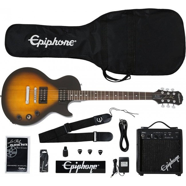 EPIPHONE PPEG-EGL1EBCH1-EU | Pack guitarra eléctrica player pack Ebony
