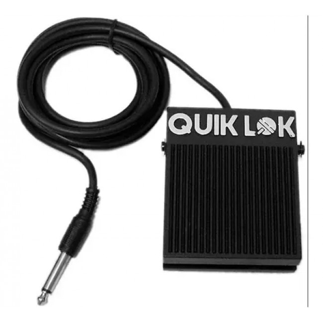 QUIK LOK PS20 | Pedal footswitch con interruptor on/off