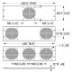 Penn Elcom R1268-3UK-F1 | Panel de rack de 3U para 1 ventilador