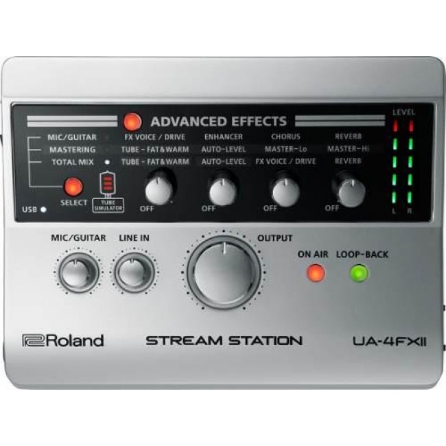 ROLAND UA4FX2 | Interfaz de Audio USB para Webcasting