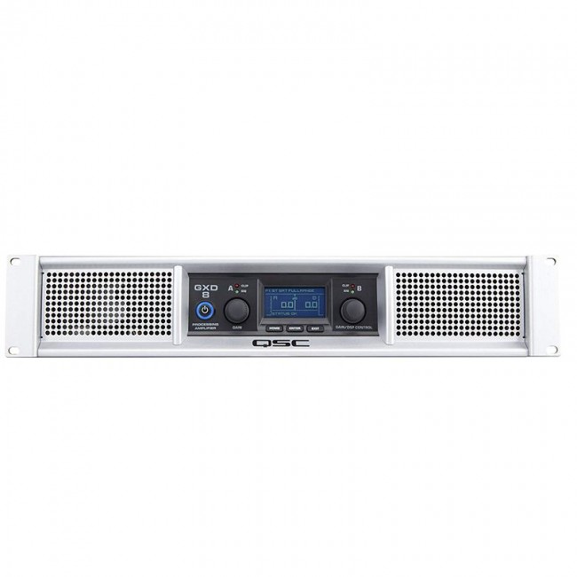 QSC GXD8 | Amplificador de 2 canales con DSP de 1500w de potencia Clase D